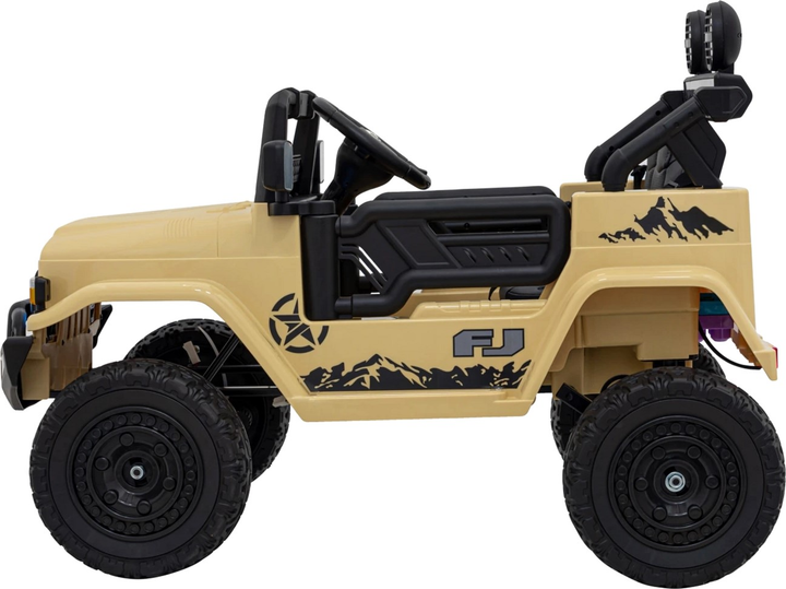 Електромобіль для дітей позашляховий Ramiz Toyota FJ Cruiser 4 x 4 Бежевий (5903864956283) - зображення 5