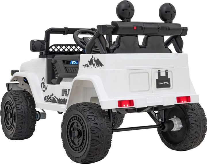 Електромобіль для дітей позашляховий Ramiz Toyota FJ Cruiser 4 x 4 Білий (5903864956290) - зображення 6