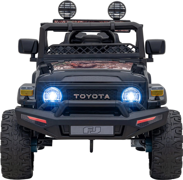 Електромобіль для дітей позашляховий Ramiz Toyota FJ Cruiser 4 x 4 Чорне листя (5903864956276) - зображення 4