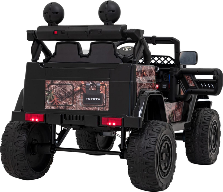 Електромобіль для дітей позашляховий Ramiz Toyota FJ Cruiser 4 x 4 Чорне листя (5903864956276) - зображення 8