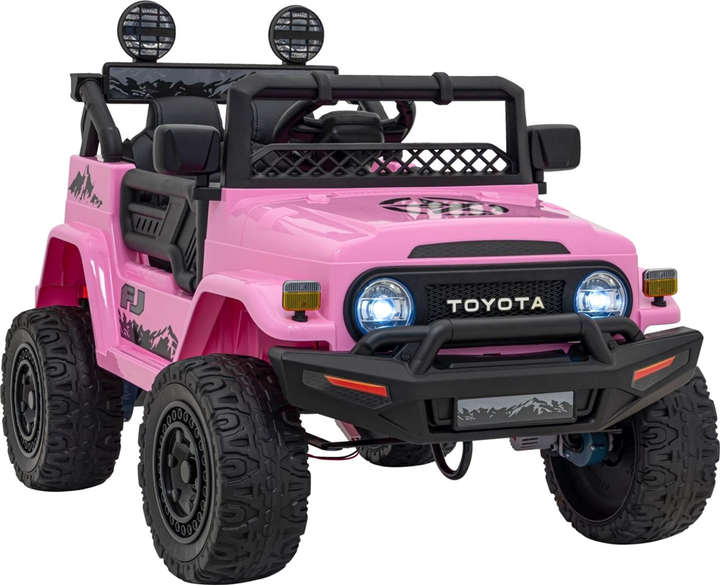 Електромобіль для дітей позашляховий Ramiz Toyota FJ Cruiser 4 x 4 Рожевий (5903864956306) - зображення 12
