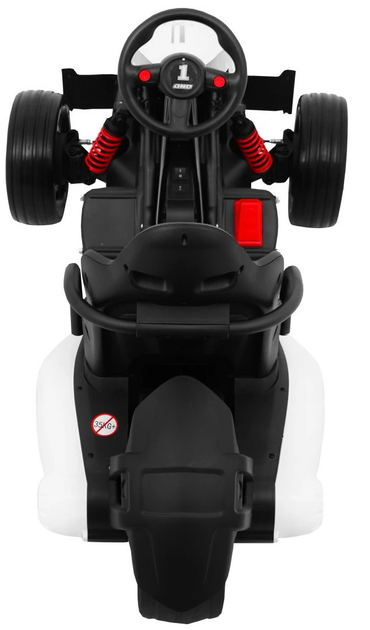 Електрокарт для дітей Ramiz Bolid XR-1 Білий (5903864904727) - зображення 7