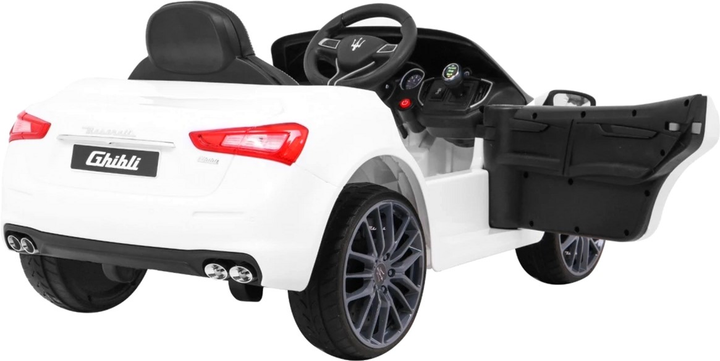 Електромобіль для дітей Ramiz Maserati Ghibli Білий (5903864907360) - зображення 8