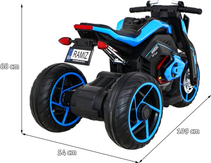Motocykl elektryczny Ramiz Motor Future Niebieski (5903864913651) - obraz 2