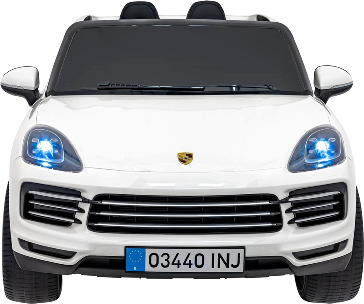Електромобіль для дітей Ramiz Porsche Cayenne S Білий (5903864941012) - зображення 4