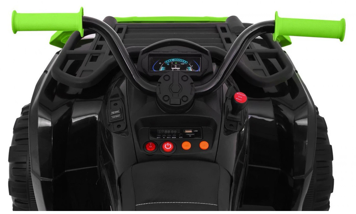 Квадроцикл електричний для дітей Ramiz XL ATV 2.4 GHz Чорно-зелений (5903864904543) - зображення 4