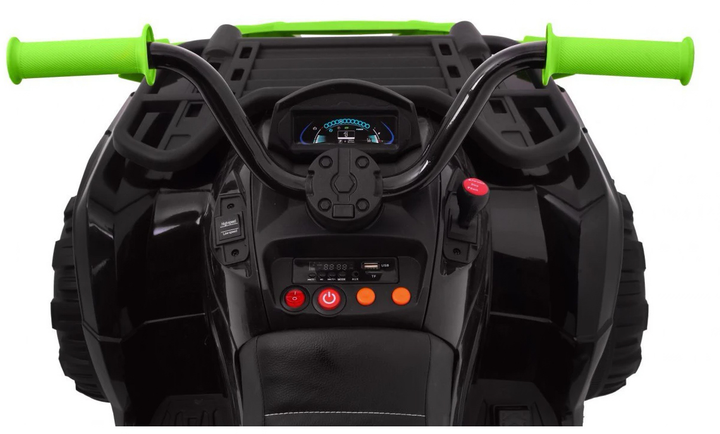 Квадроцикл електричний для дітей Ramiz XL ATV 2.4 GHz Чорно-зелений (5903864904543) - зображення 13