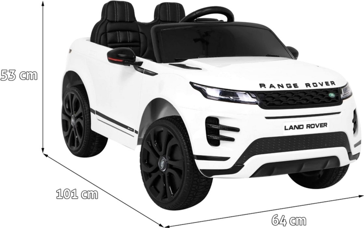 Електромобіль Ramiz Range Rover Evoque Білий (5903864913088) - зображення 2