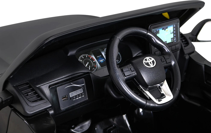 Електромобіль для дітей Ramiz Toyota Hilux Чорний (5903864955439) - зображення 9