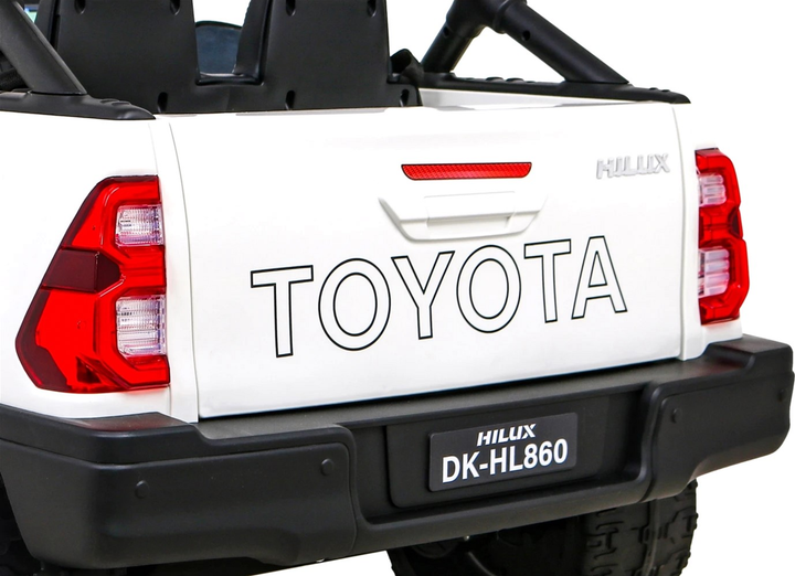Електромобіль для дітей Ramiz Toyota Hilux Білий (5903864955408) - зображення 15