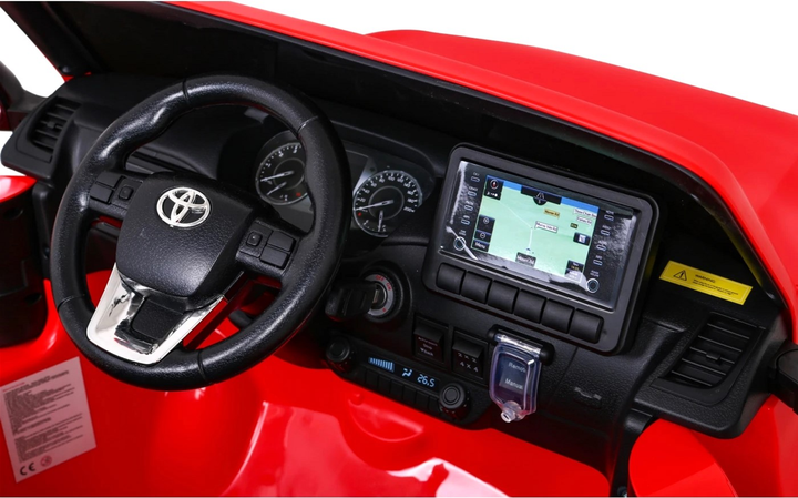 Електромобіль для дітей Ramiz Toyota Hilux Червоний (5903864955415) - зображення 8