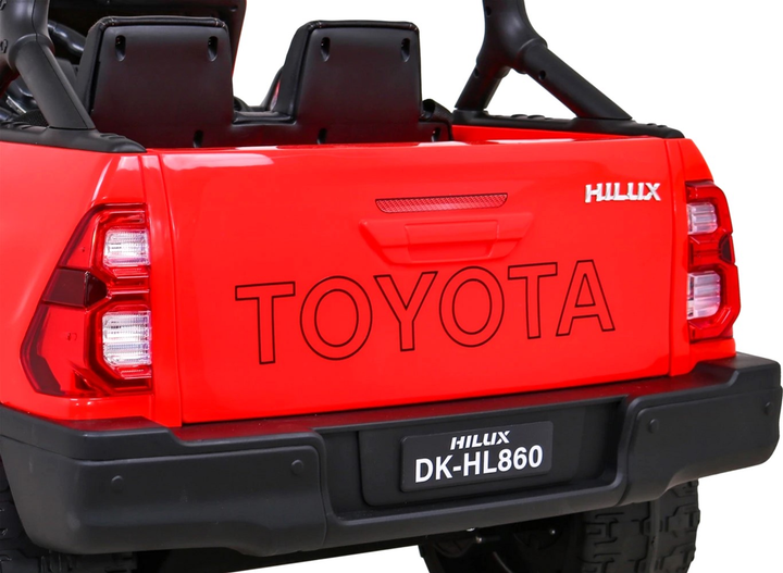 Електромобіль для дітей Ramiz Toyota Hilux Червоний (5903864955415) - зображення 14