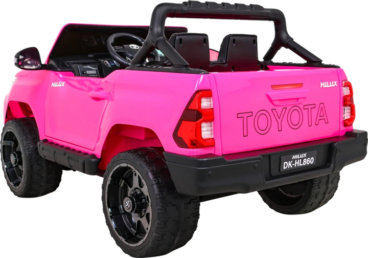 Електромобіль для дітей Ramiz Toyota Hilux Рожевий (5903864955422) - зображення 4