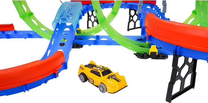 Tor samochodowy Tengleader Extreme Racing with LED Car + 360 loops (5903864959185) - obraz 5