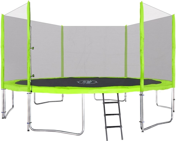 Батут SkyRamiz 366 см 12FT із аксесуарами Зелений (5903864910049) - зображення 3