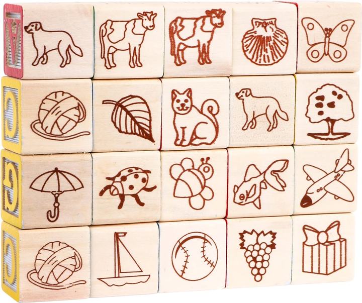 Zabawka edukacyjna Milly & Ted Alfabet Blocks Truck (5903864954852) - obraz 9