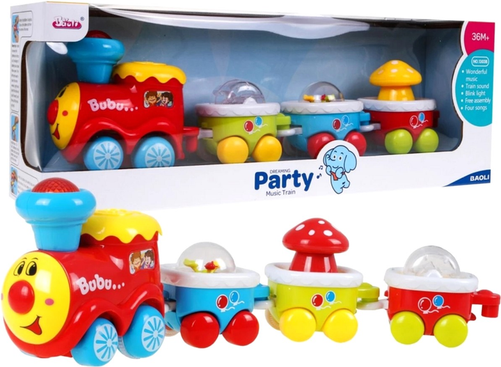 Zabawka edukacyjna Ramiz Party Music Train (5903864911329) - obraz 1