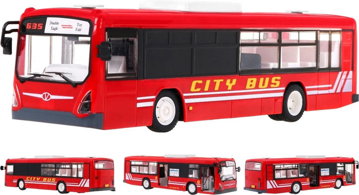 Автобус на радіокеруванні Double E Червоний (6948061920766) - зображення 2