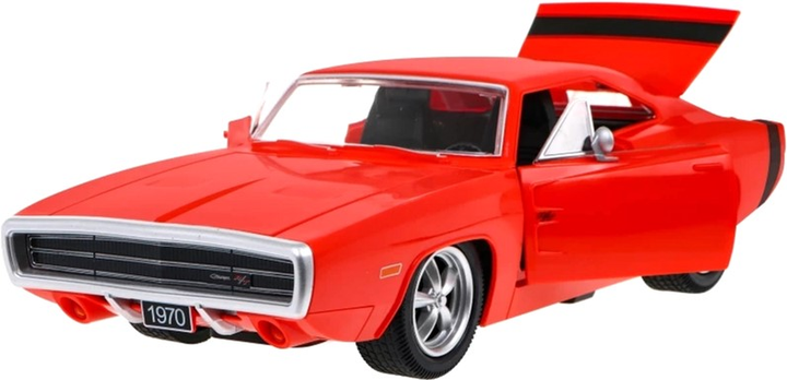 Samochód zdalnie sterowany Rastar 1970 Dodge Charger RT Czerwony (6930751321151) - obraz 7