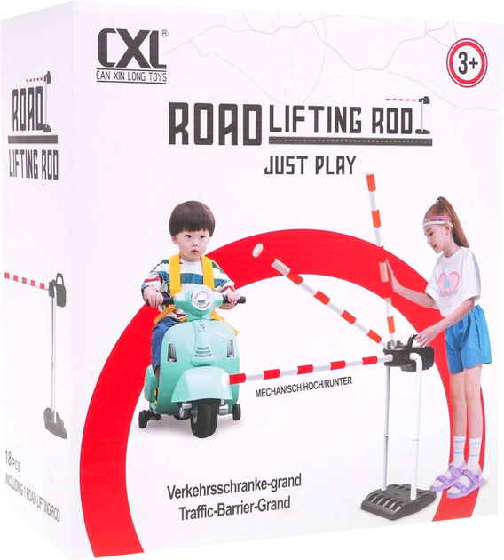 Szlaban drogowy CXL Road Lifting Rod Just Play (5903864940077) - obraz 1