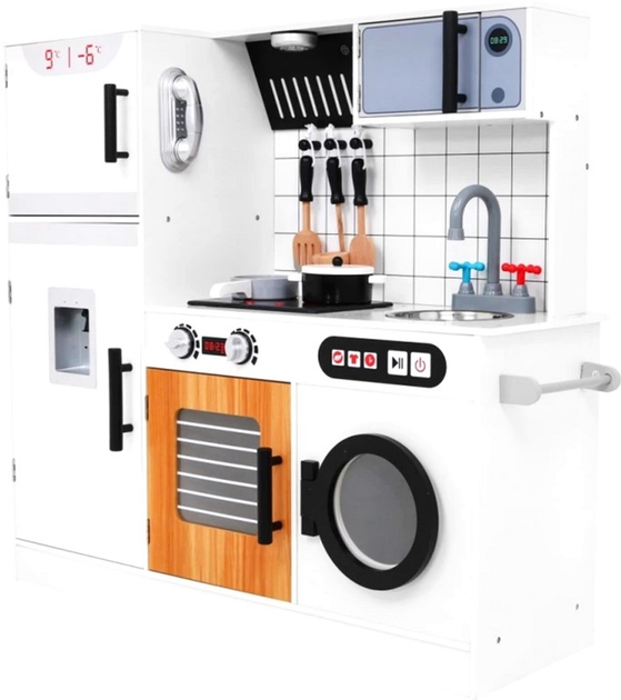 Kuchnia Xiong Cheng Large Wood Kitchen Biała (6953160683047) - obraz 4