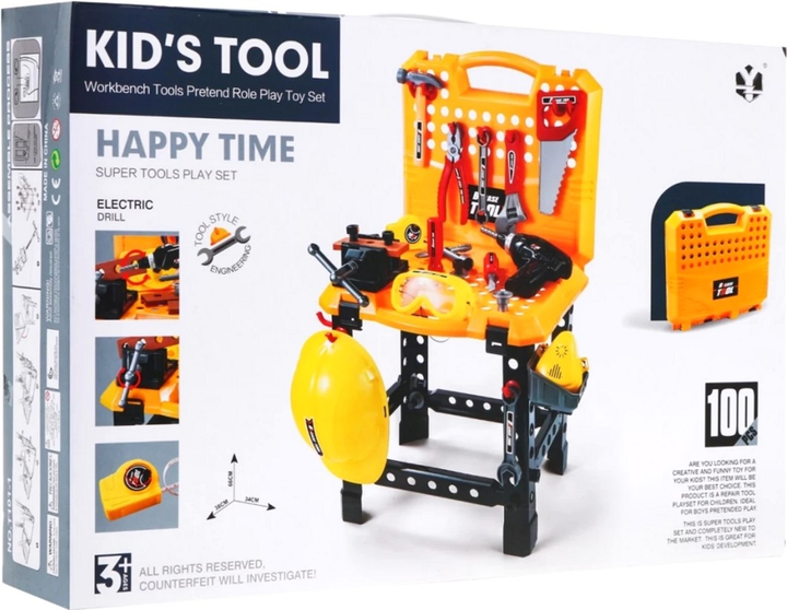 Стіл-майстерня Ramiz 3 in 1 Happy Time у валізі 100 предметів (5903864909135) - зображення 9