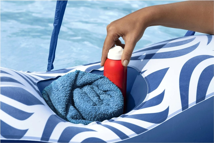 Надувний матрац Bestway Comfort Plush з навісом 198 x 112 см (6941607352359) - зображення 3