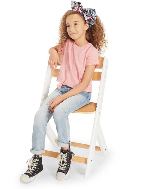 Krzesełko do karmienia Kinderkraft Enock Gray Wood KKKENOCGRY0000 (5902533915095) - obraz 7