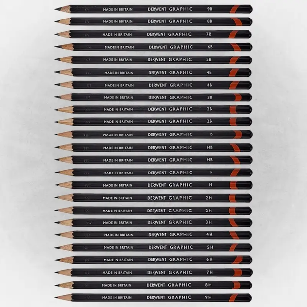Zestaw ołówków grafitowych Graphic Designer metalowe pudełko 24 szt (5010255342027) - obraz 3