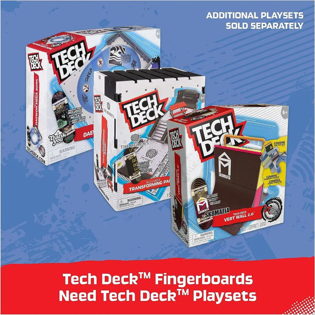 Комплект Tech Deck з 8 грифів до 25-річного ювілею з ексклюзивною фігуркою (778988468111) - зображення 4