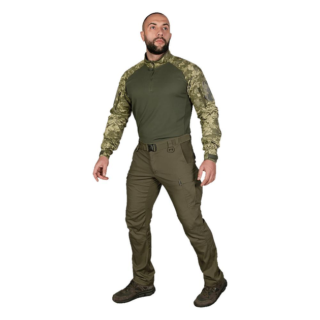Тактическая боевая рубашка Camotec Raid MM14/Olive пиксель/олива XL - изображение 2