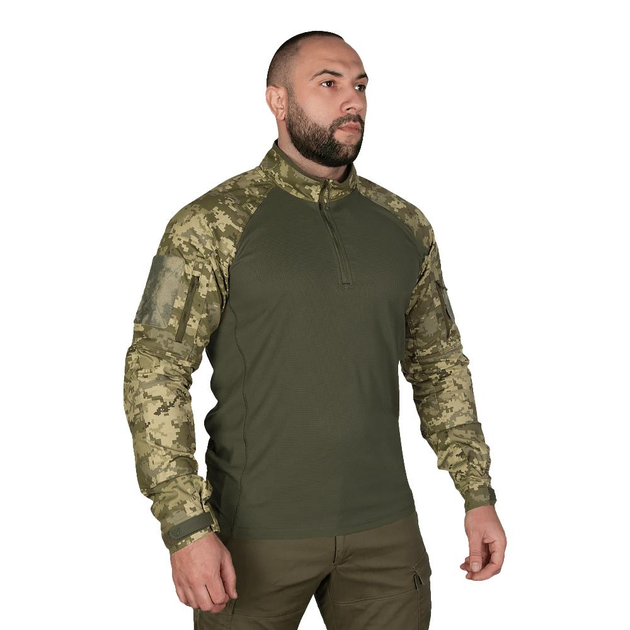 Тактическая боевая рубашка Camotec Raid MM14/Olive пиксель/олива S - изображение 1
