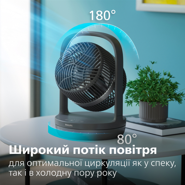Настільний вентилятор PHILIPS Серія 3000 CX3050/01 - зображення 4