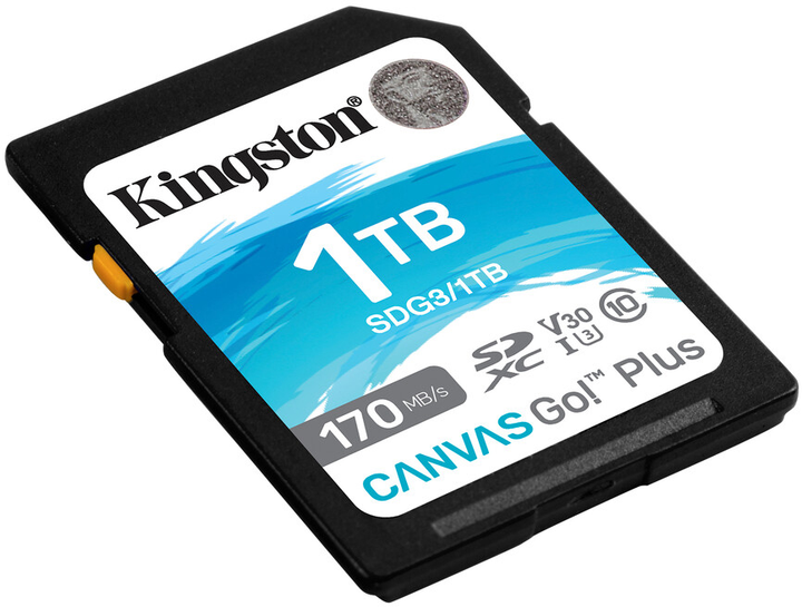 Карта памяти Kingston SDXC 1TB Canvas Go! Plus Class 10 UHS-I U3 V30 (SDG3/1TB) - изображение 2