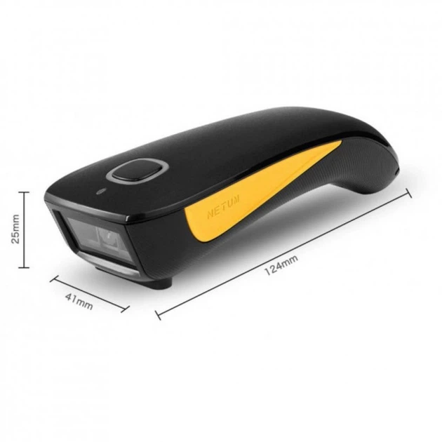Сканер штрих-кода Netum C750 2D, bluetooth (С750-NT0051) - Фото 3 Сканер штрих-кода Netum C750 2D, bluetooth (С750-NT0051) - изображение 3