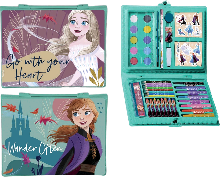 Zestaw do rysowania Kids Disney Frozen 52 szt (5903235649103) - obraz 2