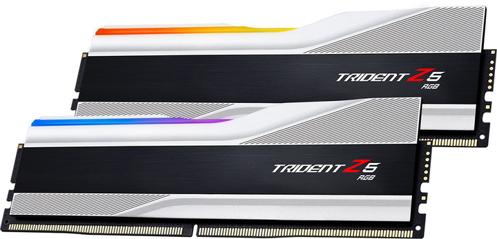 Pamięć G.Skill DDR5-6000 65536MB PC5-48000 (Kit of 2x32GB) Trident Z5 RGB Silver (F5-6000J3040G32GX2-TZ5RS) - obraz 4