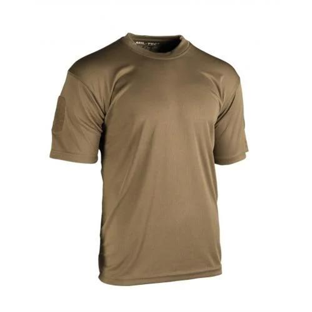 Тактическая футболка Sturm Mil-Tec "Tactical T-Shirt Quickdry" Dark Coyote койот 2XL - изображение 1
