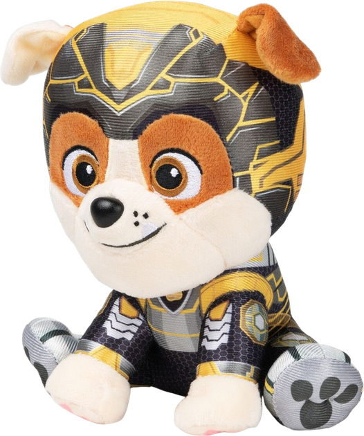 Miękka zabawka Gund Paw Patrol: Movie 2 Plush Pups Rubble 15 cm (0778988489321) - obraz 2