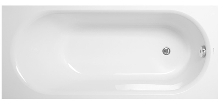 Ванна акриловая VAGNERPLAST Kasandra 170x70 VPBA177KAS2X-04 Bianco без ...