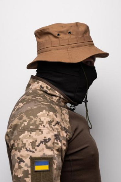 Мужская военная тактическая панама размер 54 для ВСУ армейская койот - изображение 2