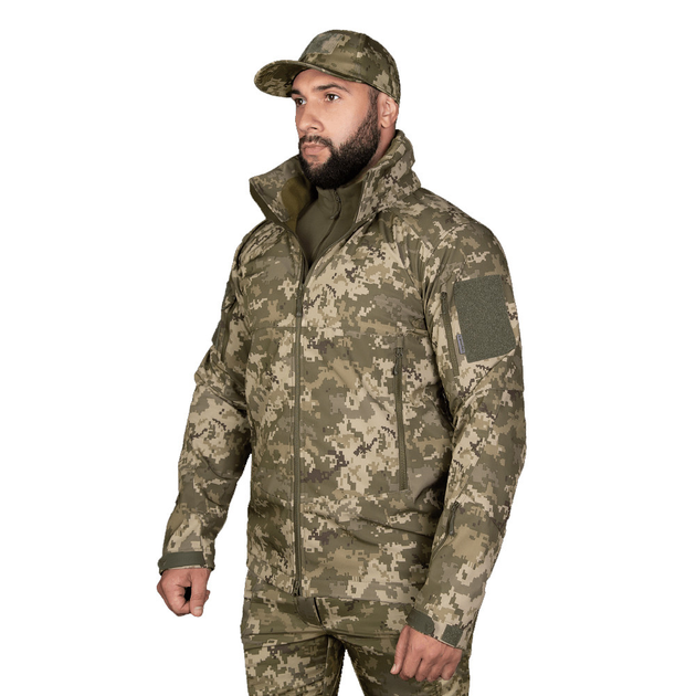 Мужская куртка Camotec "Phantom System" SoftShell на микрофлисе пиксель размер 3XL - изображение 2