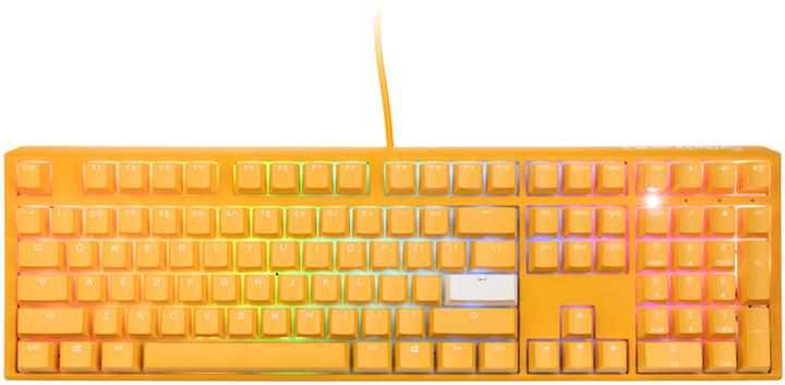 Klawiatura przewodowa Ducky One 3 US Cherry MX Brown USB Yellow (100042988) - obraz 1