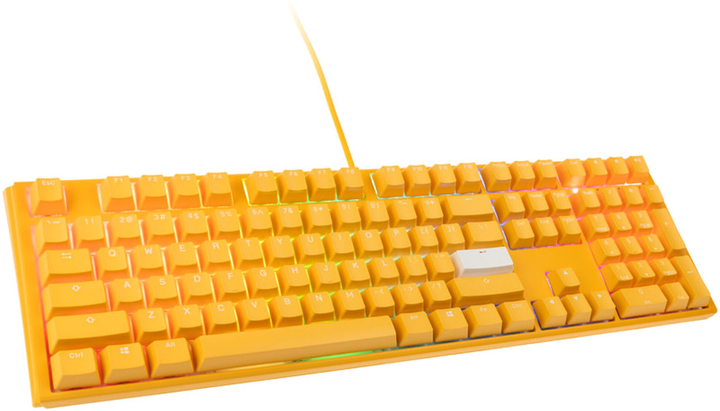 Klawiatura przewodowa Ducky One 3 US Cherry MX Brown USB Yellow (100042988) - obraz 2