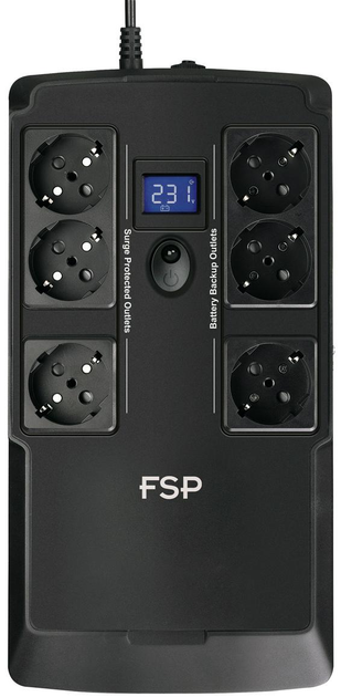 ДБЖ FSP NanoFit 800 800ВА/480Вт (PPF4801704) - зображення 2