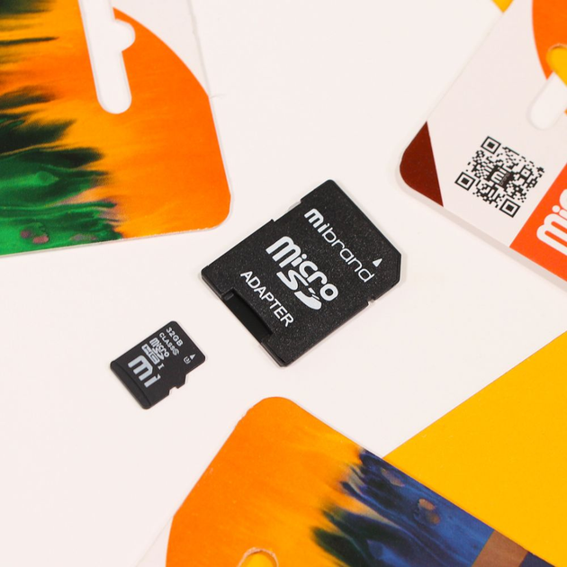 Карта Памяти Mibrand MicroSDHC 8gb 10 Class & Adapter Цвет Черный - изображение 2