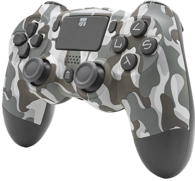 Бездротовий геймпад Xtreme PS4 Ice Camouflage Grey (8022804904263) - зображення 2