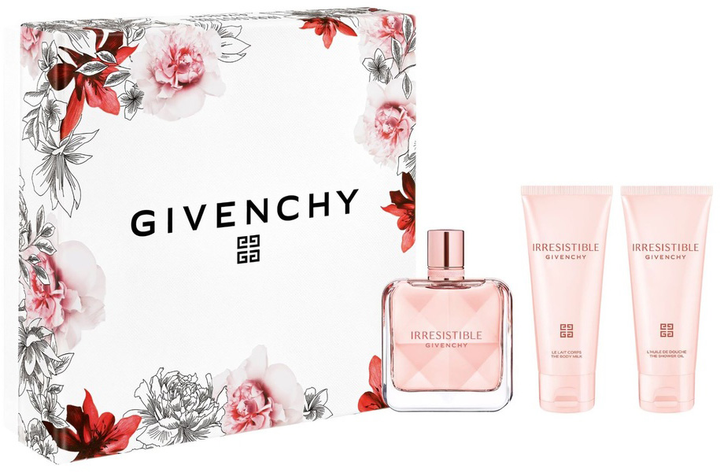 Zestaw damski Givenchy Irresistible Woda perfumowana 80 ml + Lotion do ciała 75 ml + Olejek pod prysznic 75 ml (3274872467323) - obraz 2