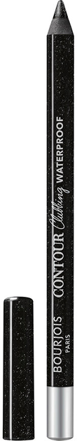 Kredka do oczu Bourjois Contour Clubbing wodoodporna 055 Ultra Black Glitter 1.2 g (3616305493217) - obraz 1