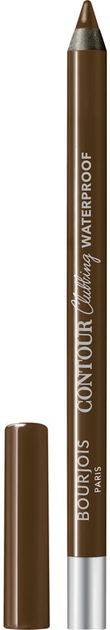 Водостійкий олівець для очей Bourjois Contour Clubbing Waterproof Eyeliner 071 All The Way Brown 1.2 г (3616305493330) - зображення 1